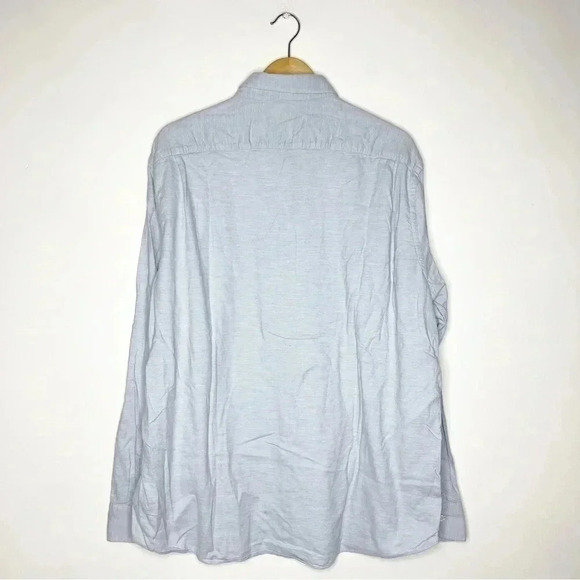Faherty Blue Flannel Long Sleeve Mens Shirt Size XXL - Picture 6 of 6